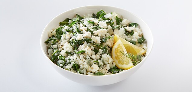 Keto Greek Spinach Cauli-Rice