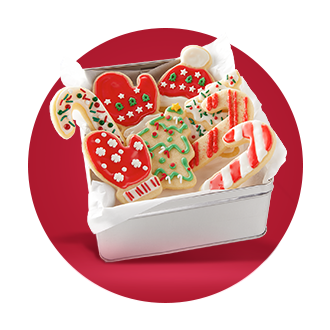 Cut-out Sugar Cookies with Quick Frosting