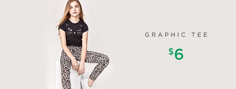 girls graphic tee