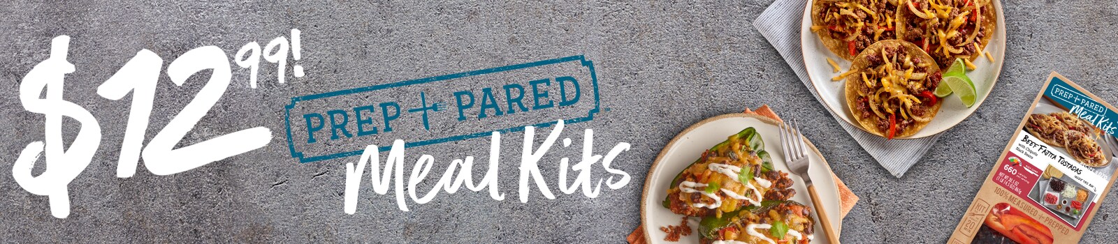 Prep+Pared Meal Kits $12.99 all of August