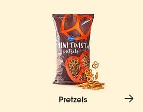 Featuring Kroger Brand Pretzels 