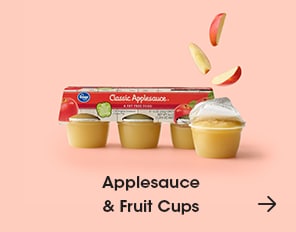 Featuring Kroger Classic Applesauce Single Serve Cups