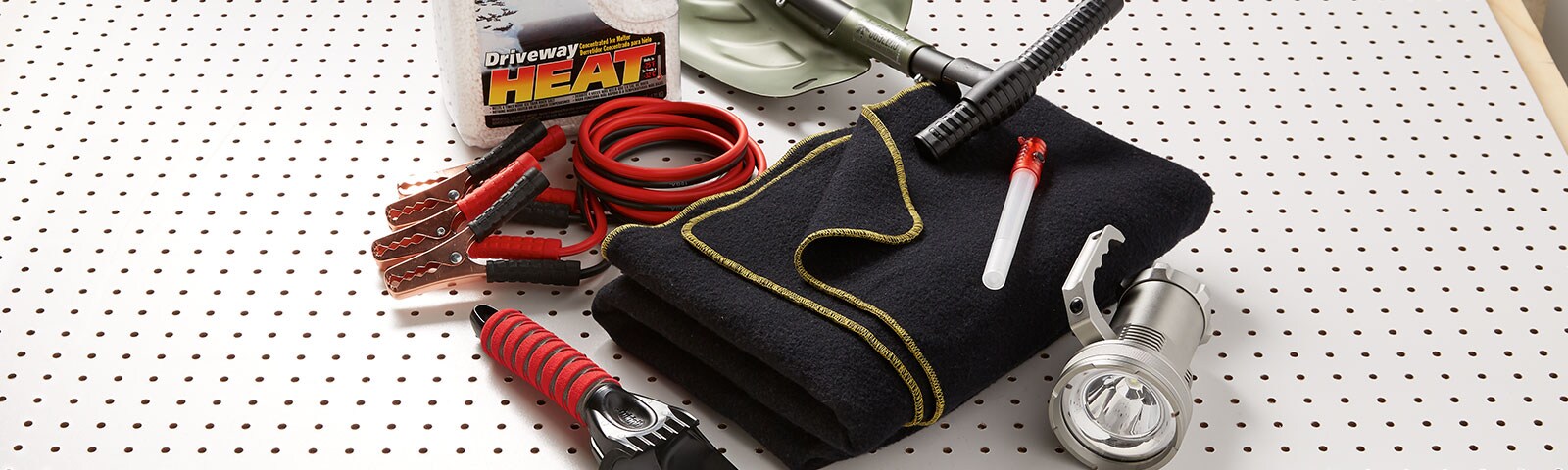 Pack jumper cables, a warm blanket, car shovels and an ice scraper to prep your car for fall weather Pack jumper cables, a warm blanket, car shovels and an ice scraper to prep your car for fall weather