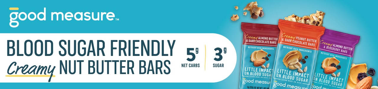 good measure. Blood sugar friendly creamy butter barsd